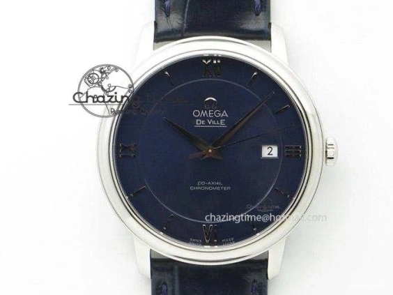 0814 De Ville MK 1:1 Best Edition SS White Dial On Black Leather Asian Seagull T1701 (Sec@6) Sporty 8244